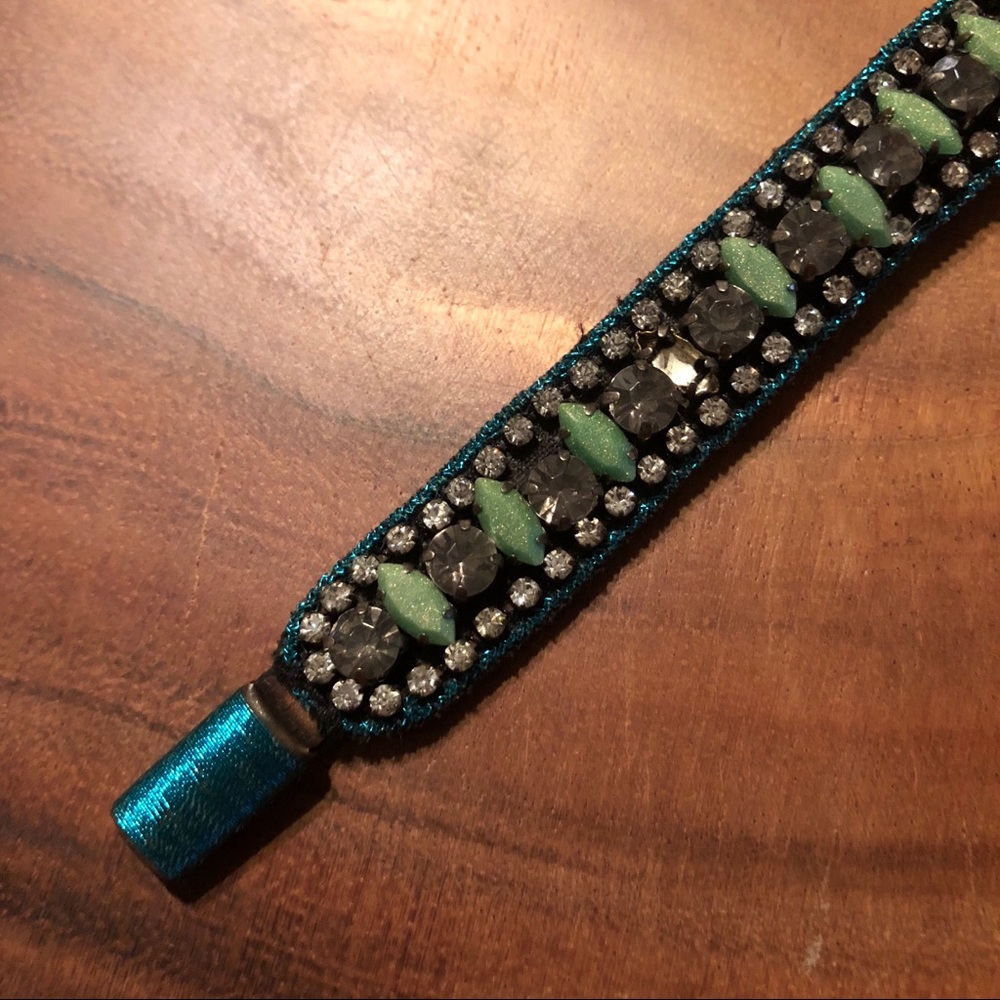 Turquoise Rhinestone Bracelet - Picture 5 of 6